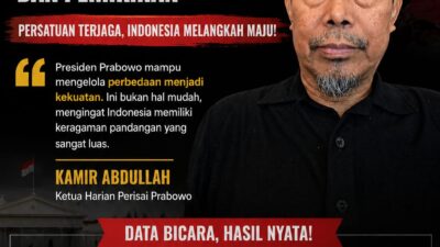 Perisai Prabowo Soroti Kepemimpinan Presiden: Polarisasi Diredam, Stabilitas Nasional Kian Terukur